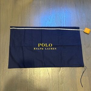 Polo by Ralph Lauren Navy Bag with Yellow Logo